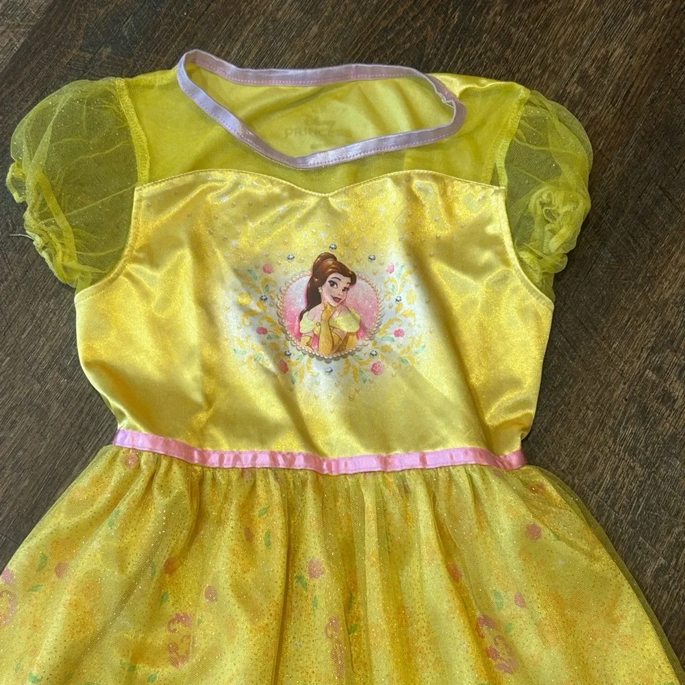 Disney Yellow Belle Princess Nightgown - Picture 2 of 7
